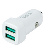 Автомобільний зарядний пристрій Ridea RCC-21112 Grand Micro-USB USB 2.4A 1m, White