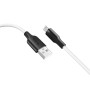 USB Data-кабель Ridea RC-AI21 AirSiliconePro 3A Micro 1m, Black-White