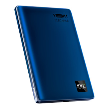 Внешний аккумулятор Power Bank YOKI Elegance YK-MPE515 Type-C PD20W / Qi 15W 5000mAh, Deep Blue
