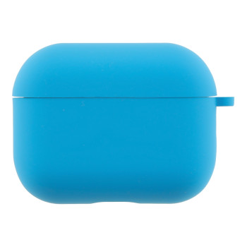 Чехол - футляр Silicone Case with microfibra для Airpods Pro 3, Royal blue