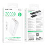 Зовнішній акумулятор Power Bank Borofone BJ30A Starlight 22.5W PD20W 20000mAh, Black
