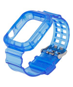 Ремешок Color Transparent для Apple Watch 44mm + Protect Case, Blue