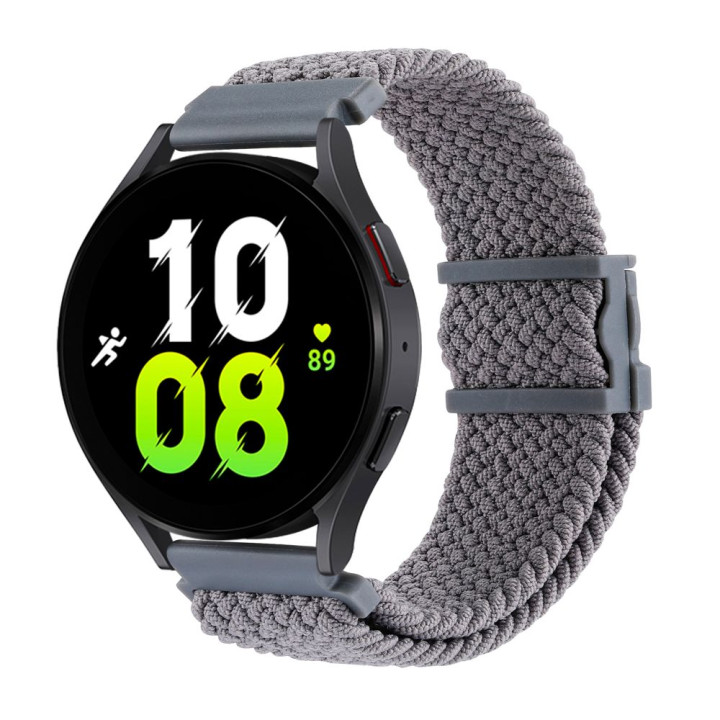 Ремешок Nylon 22mm Elastic Adjustment для Samsung / Amazfit / Huawei, Gray