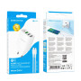 Мережевий Зарядний Пристрій Borofone BA79A Clever PD20W / QC3.0 cable Type C to Type C, White