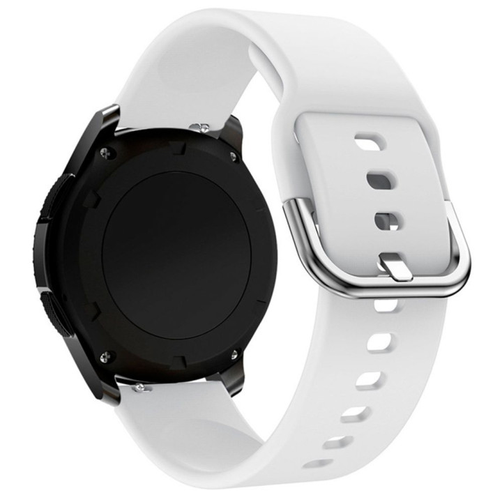 Ремешок Silicone 22mm Original Design для Samsung / Amazfit / Huawei, White