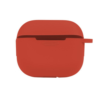 Чехол-футляр для наушников Silicone Case with microfibra для Airpods 4, Red