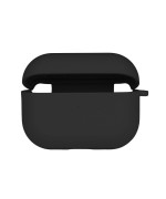 Чехол Silicone Case with microfibra для Airpods Pro 2, Black