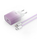 Сетевое Зарядное Устройство XO CE18 1Type-C PD / QC 30W Type-C to Lightning, Violet