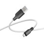 USB Data-кабель Ridea RC-AI21 AirSiliconePro 3A Micro 1m, Black-White