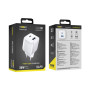 Сетевое зарядное устройство Yoki YK-GaN35PACB PowerGaN Type-C PD35W / USB QC3.0, White