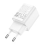 Сетевое зарядное устройство Hoco C149A 1USB / Type-C PD / QC 30W, White