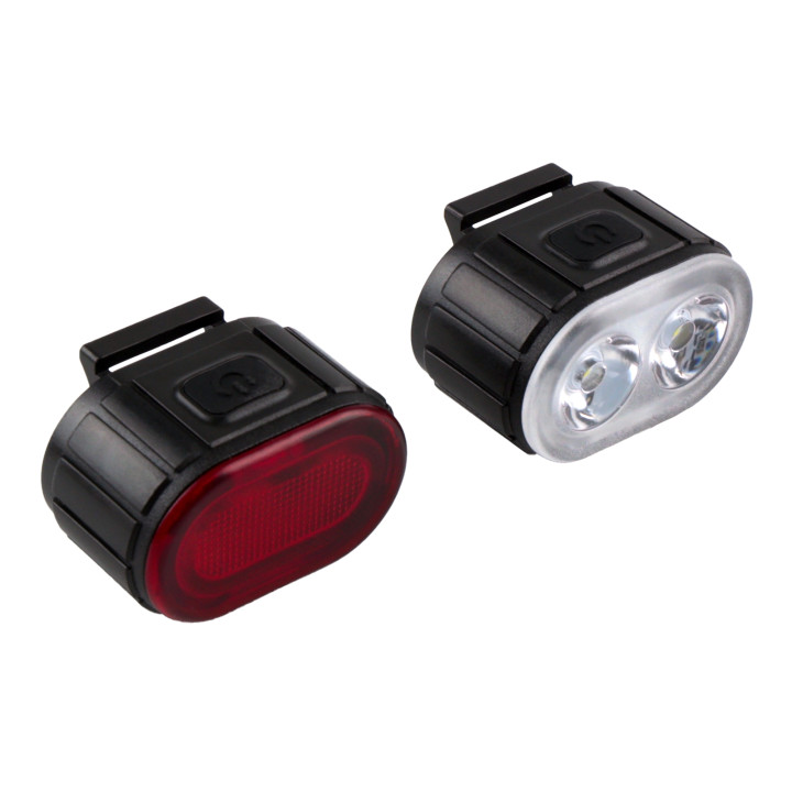 Велосипедный фонарь 078 2LED IPX4 Waterproof 6 Modes, Black