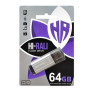 USB флешка Flash Drive Hi-Rali Stark 64gb, Steel
