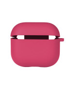 Чохол Silicone Case with microfibra для Airpods 3, Shiny pink