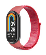 Ремінець Nylon для Xiaomi Mi Band 8, Rose Red