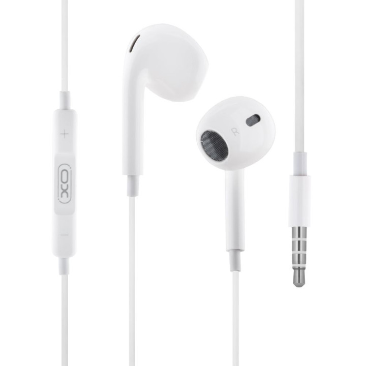 Провідні навушники з мікрофоном XO EP43 (Mini Jack 3.5mm), White