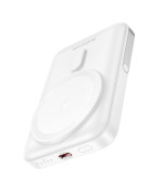 Портативна мобільна батарея  Power Bank Borofone BJ51A Kody PD20W magnetic digital display 10000mAh, White