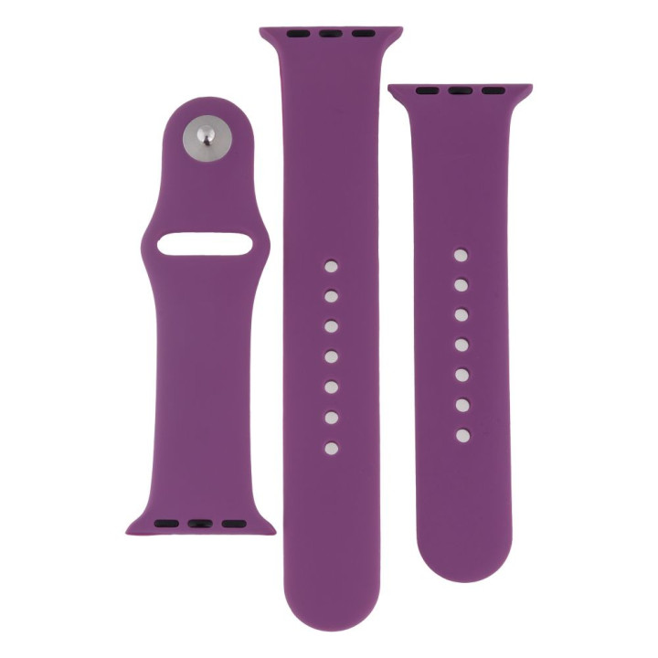 Ремешок Silicone Two-Piece для Apple Watch 38 / 40mm, 43, Grape