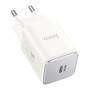 Сетевое Зарядное Устройство Hoco N43 PD30W / QC3.0 3A, White