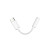 Переходник Hoco LS35 Type-C to 3.5mm digital audio converter, White