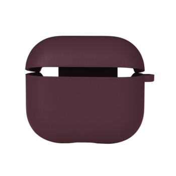 Чохол-футляр для навушників Silicone Case with microfibra для Airpods 4, Maroon