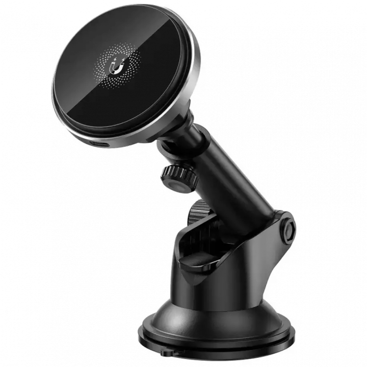 Магнитный автомобильный держатель XO CX017 Magnetic Wireless 15W, Black