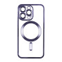 Чехол накладка TPU Metallic Full Camera with Magsafe для Apple iPhone 13 Pro