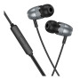 Проводные Вакуумные Наушники Borofone BM95 1.2m, Black - Gray