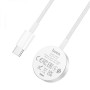 Бездротовий зарядний пристрій Hoco CW46 Watch 1-8 SE / SE2 Ultra 1А, White