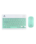 Беспроводная Клавиатура и Мышь JEQANG JB-350 Bluetooth charging, Green