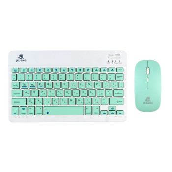 Бездротова Клавіатура та Миша JEQANG JB-350 Bluetooth charging, Green