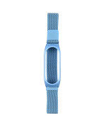 Ремешок Milanese Loop для Xiaomi Mi Band 3 / 4 / 5 / 6, Blue