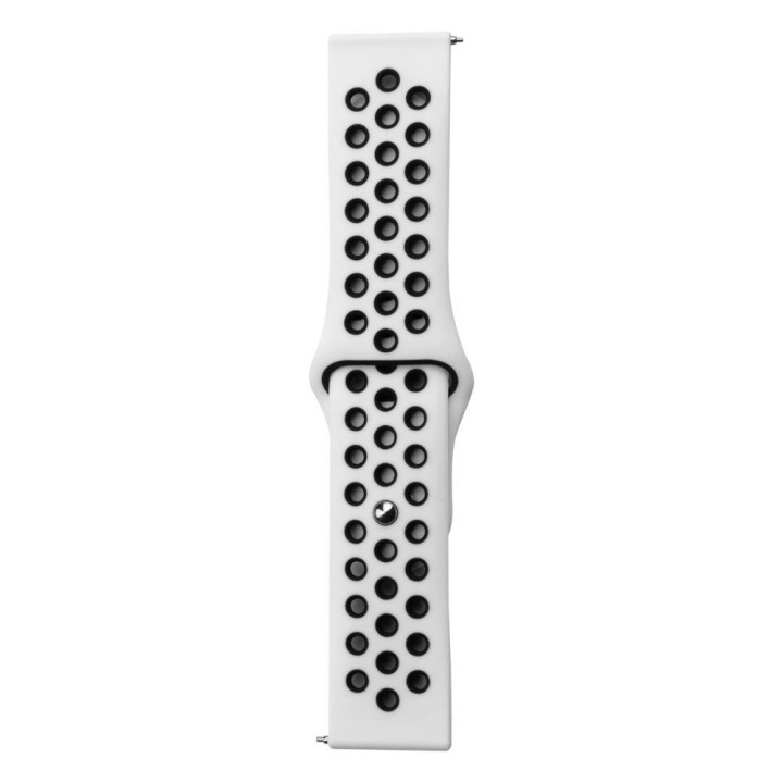 Ремінець Nike для Samsung Galaxy Watch 22mm, White-Black