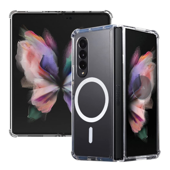 Чехол накладка Clear Case with MagSafe для Samsung Galaxy Fold 4