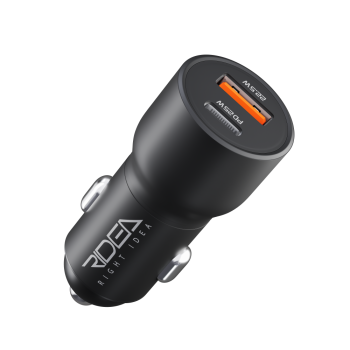 Автомобильное Зарядное Устройство Ridea RCC-47110 QPow Pro USB / Type-C 47.5W, Black