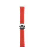 Универсальный ремешок Silicone + Metal lock для Samsung / Amazfit / Huawei 20mm, Red