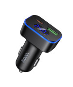 Автомобильное зарядное устройство Hoco Z63B Type-C PD30W / USB QC3.0 18W, Black