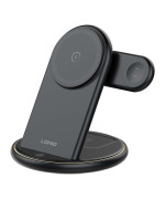 Беспроводное Зарядное Устройство LDNIO WL02 5in1 25.5W для iWatch, Black
