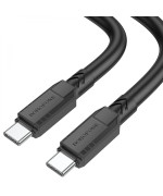 USB кабель Borofone BX81 60W Type-C to Type-C 1м, Black