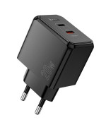 Мережевий зарядний пристрій Hoco CS16A 1USB-C / 1IP PD / QC 20W, Black