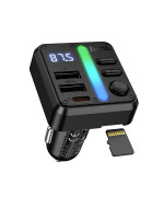 Автомобильный FM-модулятор Hoco E89 Type-C PD30W / USB QC3.0 45W, Black