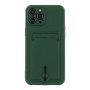 Чохол - накладка TPU Colorfull Pocket Card для iPhone 12 Pro Max red