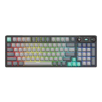 Ігрова Bluetooth клавіатура Fantech ATOM PRO96 MK914 MERCURY Red Switch з RGB підсвічування, Black