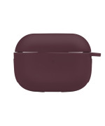 Чохол Silicone Case with hook для Airpods Pro, Maroon