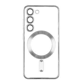 Чехол накладка TPU Metallic Full Camera with Magsafe для Samsung Galaxy S23