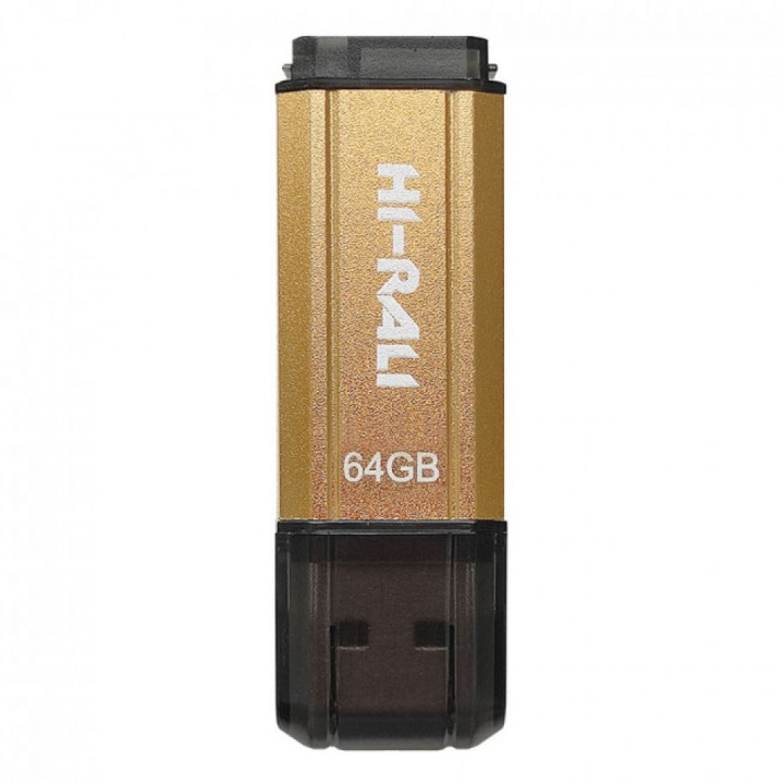 USB флешка Flash Drive Hi-Rali Stark 64gb, Gold