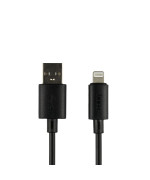 Data-кабель USB Hoco X88 Gratified Lightning 2.4A 1m, Black