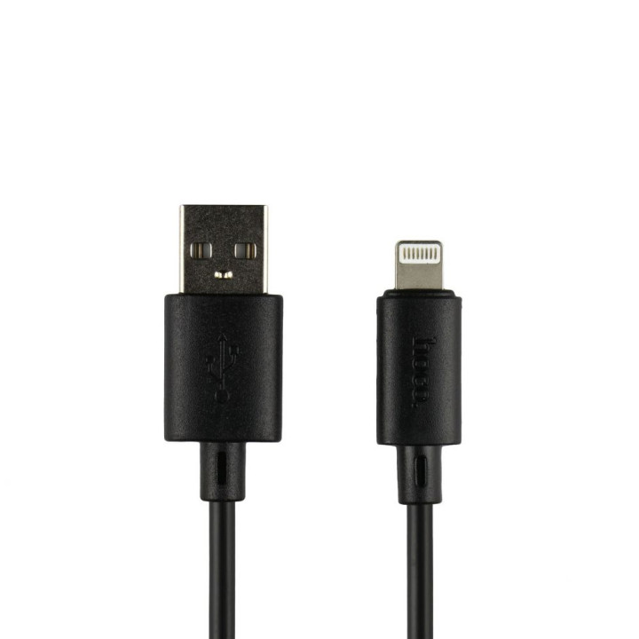 Data-кабель USB Hoco X88 Gratified Lightning 2.4A 1m, Black