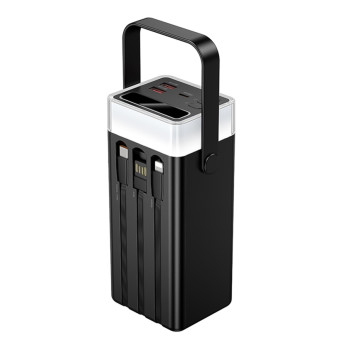 Зовнішній акумулятор Power Bank Hoco DB103 USB QC3.0 / Type-C PD65W 40000mAh, Black