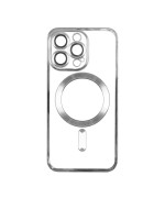 Чехол TPU Metallic Full Camera with Magsafe для Apple Iphone 15 Pro